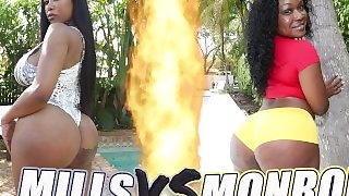 BANGBROS - Battle Of The GOATs: Moriah Mills VS Diamond Monroe